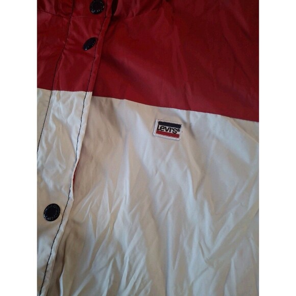 Levi's Rain Slicker Size S Red White Blue USA patriotic - Picture 7 of 7